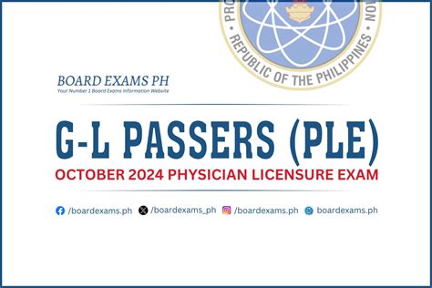 2024 PHYSICIANS' Board Exam (PLE): Filing .